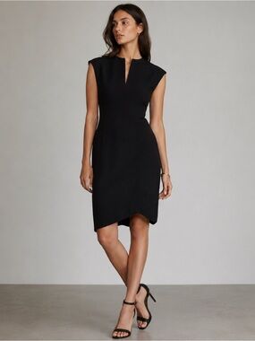 NWT Helmut Lang Black Stretch Dress Size Medium Little Black Dress